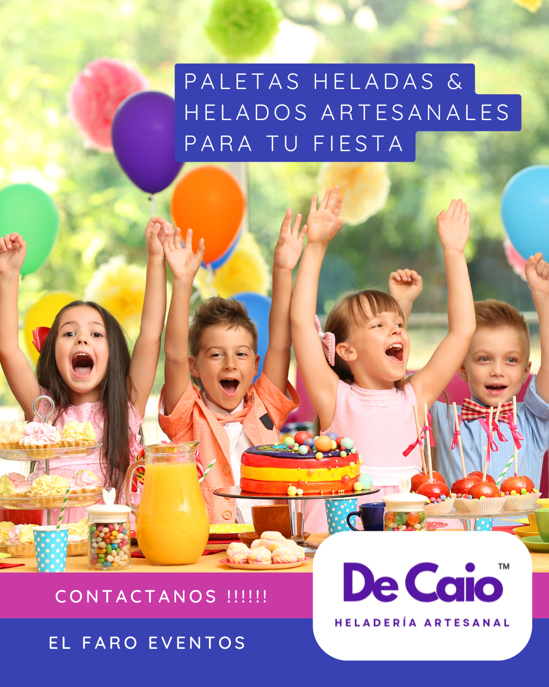 Helados De Caio para fiestas